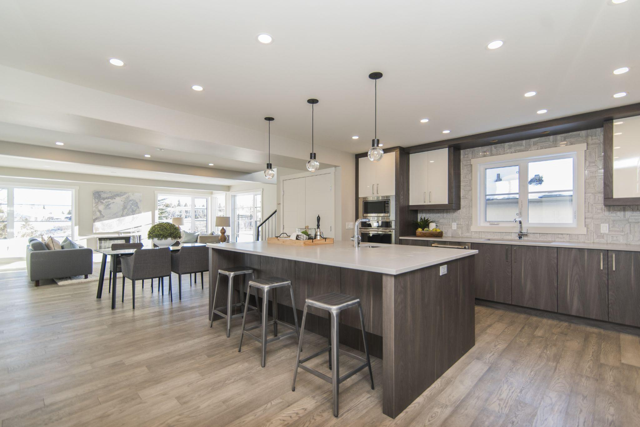 Modern kitchen cabinet installation in Colorado Springs